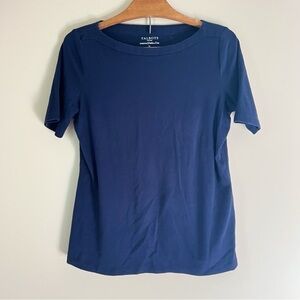 Talbots Basic Black T Shirt